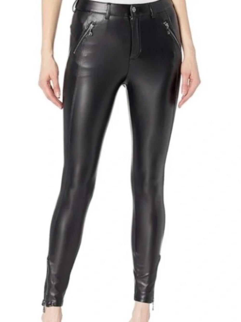 NWOT Guess Women’s‎ Faux Leather Moto Skinny Pants